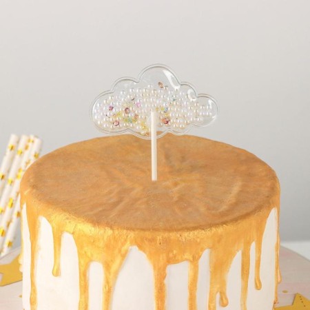 Topper for the Cake "Confetti. Cloud ", 12 × 7.5 cm-2
