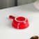 Ceramic sauce with the handle of the Classic, 30 ml, 10 × 6 cm, red red color