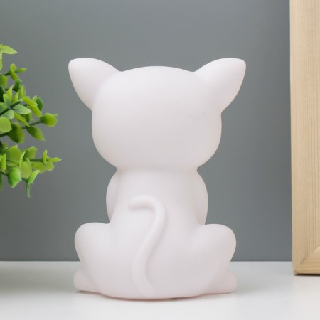 Night -night "kitten" LED from battery 3xlr44 white 6x9x12 cm Risalux-3