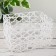 Storage basket wicker handmade shade "Web", 19 × 15 × 12 cm, white color