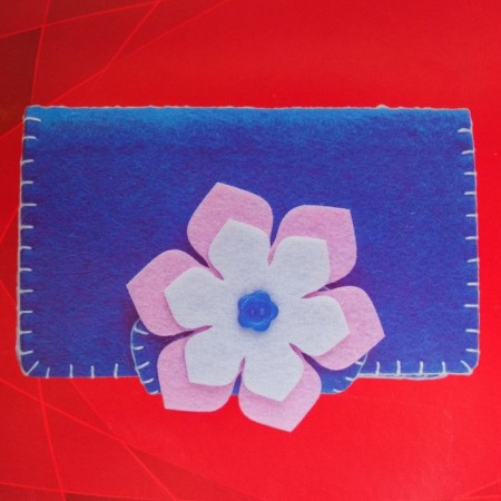 Flower flower wallet, with your own hands