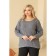 Women's jumper Wisell, size 48, gray color