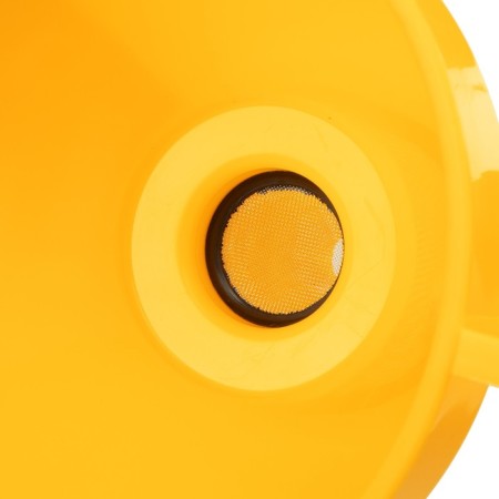 Plastic funnel Denzel, 160 mm with a metal sieve and a flexible tip-6