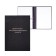 A4, boumville, scallop/suture, (without paper) Black 10VR001 folder