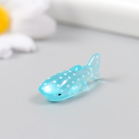 Figure for Florarium Polystone "Little Friday Shark" 2.7x1.1 cm
