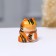 Souvenir "Satisfied Cat", 3 cm, color, gzhel.