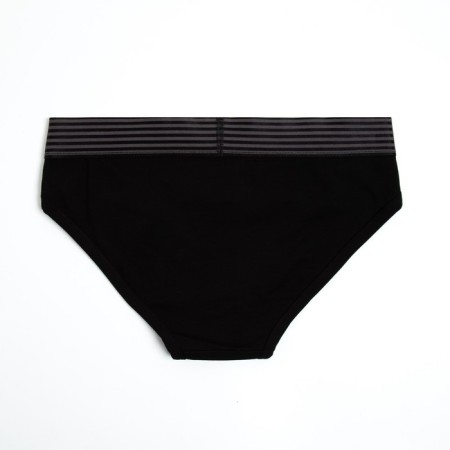 Female set (top with thin straps, panties), black mix, size 44-46-22