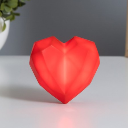 Night -hearted "Toy Heart" 2W LED red 3.5x6x6cm-1