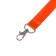 Badge tape width-20 mm, length-90 cm with metal carbine, orange