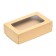 Packaging for products, craft with a window, 23 x 14 x 6 cm, 1.9 l, set 10 pcs.
