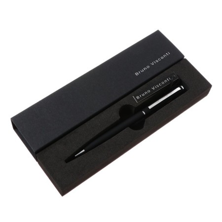 Switching handle, 0.7 mm, BrunovisConti Palermo, Blue rod, metal case Soft Touch Black, in case