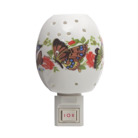 Lamp "Butterfly" 1x7W E11 white 7.5x7.5x12cm-8
