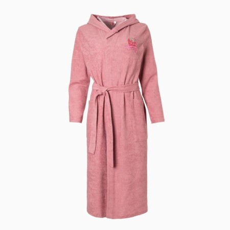 Women's bathrobe, dry rose, size 48-6