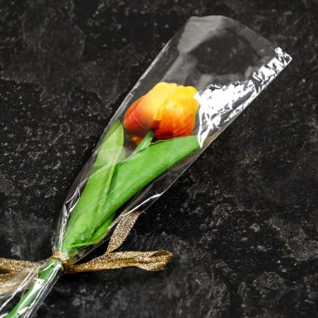 Package for flowers, cone, 2+9*35cm, transparent-2