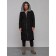Coat insulated bilateral female, size 44, black color