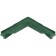 PPK parapet for a fence span of 0.5 brick, 50 × 13 × 1.5 cm, green, “flexible tile”