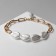 Baroque Baroque Bracelet Clock, white color in gold, l = 18 cm
