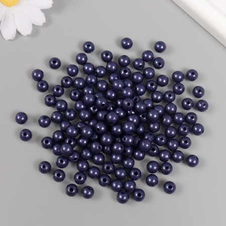 Set of beads "Pearls" d 8 mm, 250 gr, blue