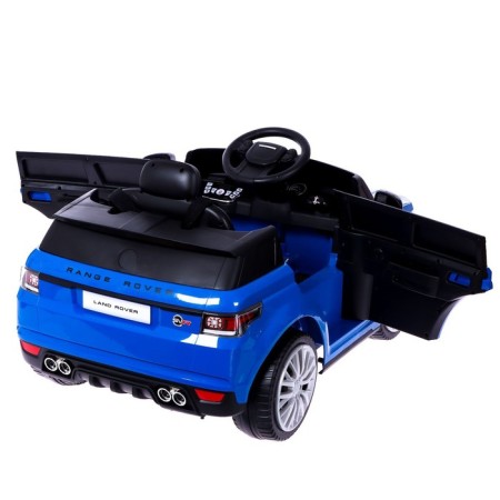Range Rover Sport SVR electric car, blue color-2