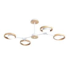 Светильник светодиодный подвесной Ambrella light, LineTech, FL51609, 4хLED, 28 Вт, 2100Lum, 3000-6400К, цвет белый, светлое дерево