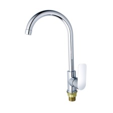 Kitchen mixer RMS SL133-017F, single-leaf, high spout, nut, chrome