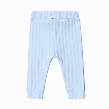 Pants are children, the color is light blue, height 86 cm-3