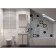 Tumbling under the Aquaton Country sink, 60 cm, white color, oak Verona