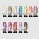 Gel nail polish, Glitter Flash, 3 phase, 8ml, Led/UV, Transparent/golden color (02)