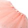 Children's skirt kaftan "stars" powder, 17 cm