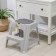 Stool with step and box "Wolf", color mix