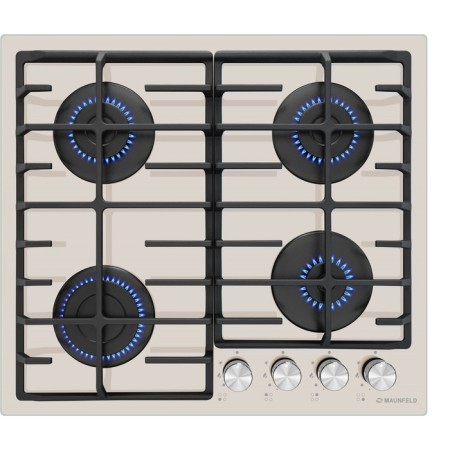 Hlect surface Maunfeld EGHG.64.6CBG/G, gas, 4 burners, beige