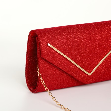 Female bag on a magnet, red color-3