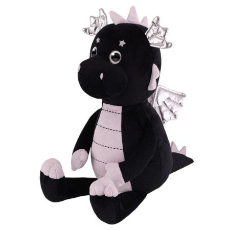 Soft toy "Dragon Mickey", with silver wings, 28 cm