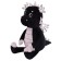 Soft toy "Dragon Mickey", with silver wings, 28 cm