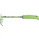 Robes straight, 5 teeth, length 31 cm, steel, plastic pen, Flower Green