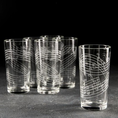 A set of jazz glasses, 230 ml, 6 pcs