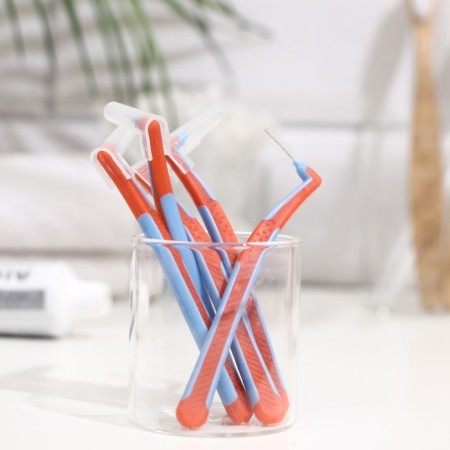 Ruffs for braces and teeth, set of 5 pcs., 1.2 - 1.5 mm; Color is a mix