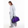 Women's sports bag, textura, average size, gray/lilac color