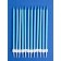 Candles for the cake "Royce", 12 pcs, blue metallic