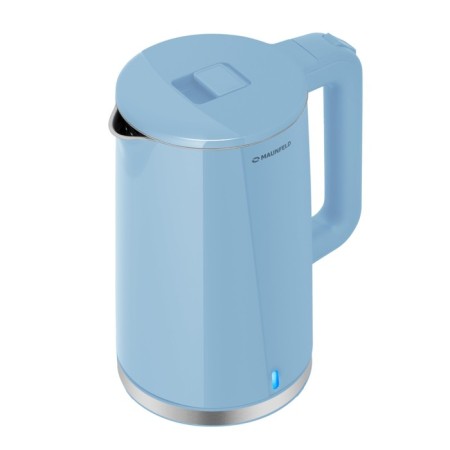 Electric kettle Maunfeld MGK-633BL, plastic, Metal flask, 1.7 l, 2200 watts, Blue-2