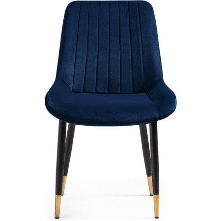 SEDA 1 Metal/velor, black/blue 52x60x87 cm stool-1