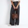 Love bag with lightning, brown color