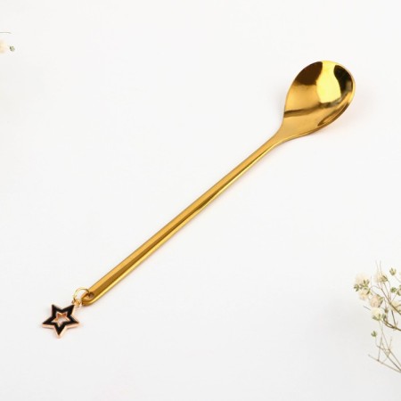 Paired tablespoons with a suspension "for the most beloved, mommy and papule", 2.7 x 14, 8 cm-5
