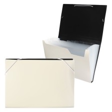 Folder file Calligrata Top Deluxe 13 Department. A4 plastic 1.0mm milk. Cut in color