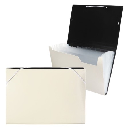Folder file Calligrata Top Deluxe 13 Department. A4 plastic 1.0mm milk. Cut in color