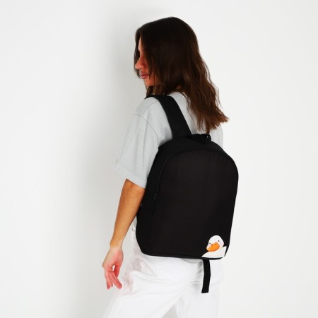 School textile “duck”, 38x14x27 cm, black color-6