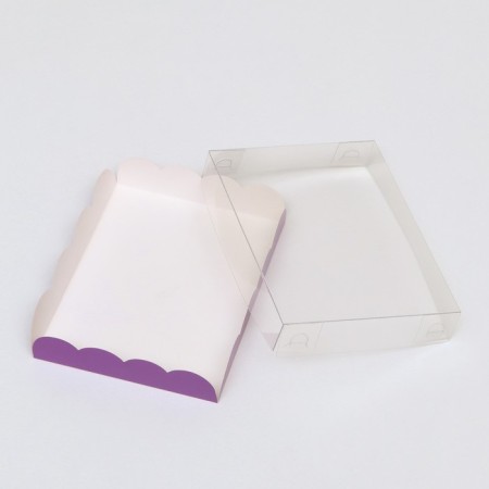 Box for cookies, lilac, 14 x 10.5 x 2.5 cm-3