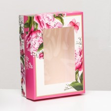The box is folding, with the window 