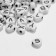 Acrylic bead "letters" in the heart (mix), set 10 g, color black and white