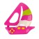 A set of rattles "Machine and boat", 2 pcs, color mix, crush me
